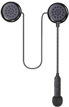 OBEST Casque de Moto Bluetooth sans Fil, Résistant à l'eau Casque Bluetooth de Moto avec Microphone, Mains Libres, Contrôle d'appel Musical, Connectez 2 Téléphones, pour l'extérieur Moto Ride/Ski