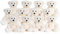 SNOWOLF 12er Pack Teddybär Plüsch Nette Gefüllte Tier Spielzeug Kissen Bär Puppe Geschenk für Kinder Jungen Mädchen Geburtstag Weihnachten Valentinstag (Creme,13.7In/35CM)
