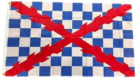 Gemelolandia Bandera Tercios de Spínola 90x150 cm - Diseño Histórico Militar - Poliéster Resistente para Exterior e Interior - Decoración y Coleccionismo Histórico