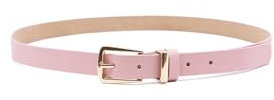 QUEEN HELENA Cinta Fina con Fibbia Cintura Sottile Casual Elegante Donna CI022-18 (Taglia Unica, Rosa 90 cm)