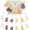 PLIGREAT 12 Stück 3D Mini Hund Stricken Maschenmarkierer Set Niedliche Harz Anhänger Häkeln Maschenmarkierer mit abnehmbarem Verschluss zum Häkeln Mama Weben Nähen Zubehör DIY Schmuckherstellung