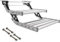 CHBMZ Trittstufe Wohnmobil, Elektrisch, Automatisch/Manuell, mit Licht, für Wohnmobil, Wohnwagen, 150 Kg (Color : Manual Without Light, Size : Double Layer)