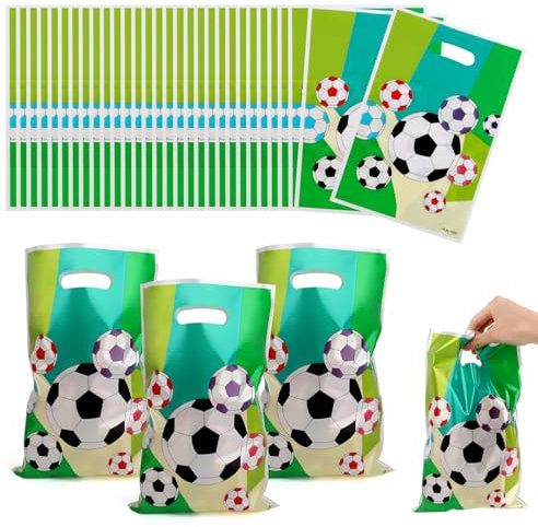 Fußball Party Taschen Geschenktüten Kindergeburtstag 30 Stück Fußball Geschenktüte Kinder Mitgebsel Tüten Kindergeburtstag Mitgebsel Tüten für Kinder Party