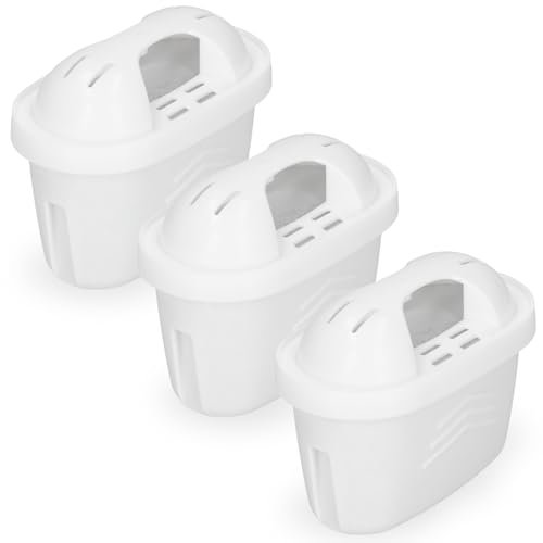 Finest-Filters Compatible with Brita Maxtra Pro Water Filter Cartridges, Replacement for Maxtra+ Plus Jugs, All-in-1 Compatible with Marella Jug Kettle Universal Filters (3)