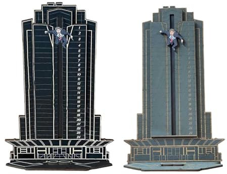 Hans Gruber Falling Off Nakatomi Plaza, We-ra, interaktiv für Tischdekorationen, Partygeschenke, Klassenzimmerpreise, 2 Stück