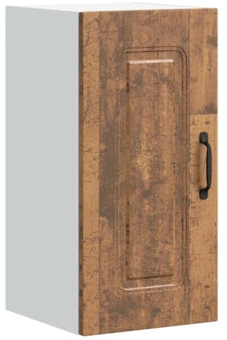 vidaXL Kitchen Wall Cabinet Kalmar - Engineered Wood Old Wood Finish - 30x31x60 cm - Ideal Storage Solution for Kitchen, Bedroom, Living Room