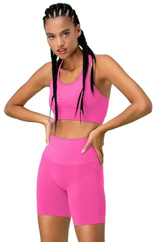 FOCENZA Pantaloncini Sportivi Donna in Microfibra Effetto Push Up