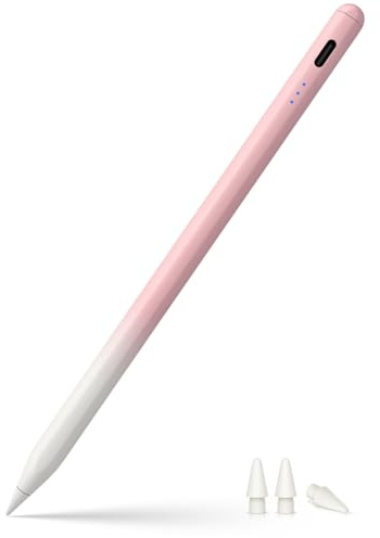 KEEPRO Stift für ipad 2018-2025, Schnellladefunktion, Palm-Ablehnung, Pencil für iPad A16/11/10/9/8/7/6, i-Pad Mini 7/6/5, iPad Air M3/M2 11/13/5/4/3, iPad Pro M5/M4 13/12.9″/11″