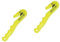 BESPORTBLE 2 Ensembles Plongée caméra sous-Marine Coupe Fil de pêche Drone Outil de Secours subaquatique Outil de Coupe d'urgence coupeur de plongée à Main Coupe-câble PP Yellow