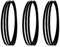 3 Stück 1505 x 12 x 0,36 mm Holzbandsägeblätter 6 ZpZ for Metabo Bandsägen BS 230 bis Baujahr 2001