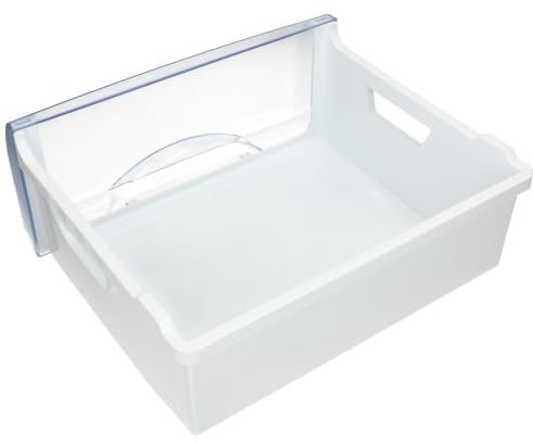 Cajón superior largo para congelador, 36,8 x 32 x 13 cm, color blanco