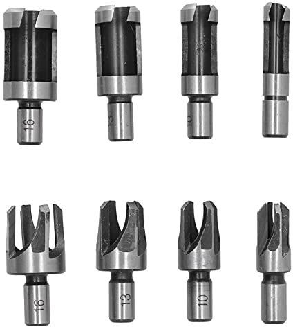 Conecte los enchufes de madera Juego de brocas de acero al carbono de alta calidad tipo de garra industrial Tipo de cuchillo de madera duradero para perforación de madera eléctrica 8 piezas