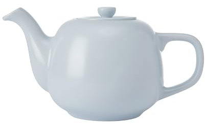 La Cafetière Classic Teapot in Sky Blue Colour, Traditional Tea Pot with Comfortable Handle and No Mess Drip Proof Spout Serves 2 Cups Suitable for Tea Bags, Easy to Clean Dishwasher Safe, 650ml