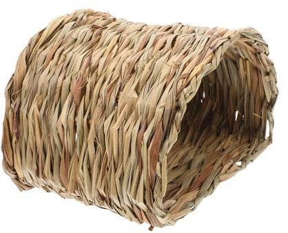 TOYANDONA Gras Matte Für Meerschweinchen Und Hase Als Spielbereich Oder Haus Natürliches Material Zum Kauen Und Verstecken Mit Tunnel Für Tier