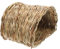 TOYANDONA Hasenstall Aus Stroh Aber Kaninchenfell Kaninchenhaus Drinnen Kaninchenstall Grashaus Für Hamster Chinchilla House Meerschweinchen Bett Kaninchenversteck Kaninchenhütte Schilfgras