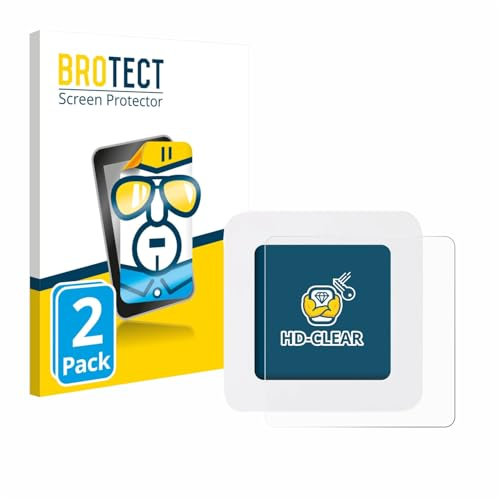 brotect Screen Protector compatible with Xiaomi Mi Temperature and Humidity Monitor 2 (2 Pack) - HD-Clear Protection Film