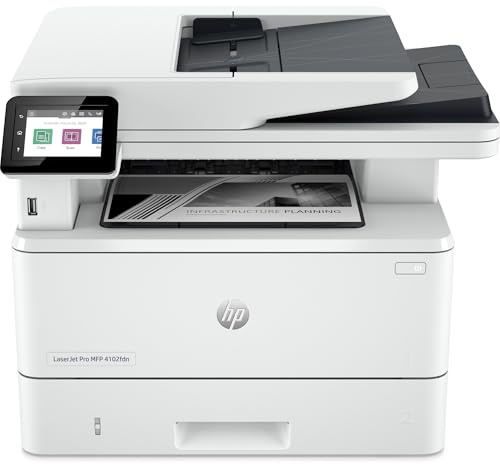 Laserjet Pro Mfp 4102Fdn Printer, Black And White,