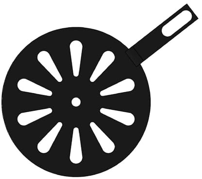 Kaminrost/Ascherost Rund Ø 160 x 10 mm passend für Justus Reno ** Kaminöfen inkl. Modellübersicht - Ascherost Kamin aus massivem Stahl - Feuerrost feuerfest & hitzebeständig