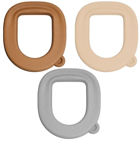 3 Pack Toilet Seat Cushions - 40 x 37 cm EVA Soft Reusable Soft Bathroom Accessory Warm and Comfortable | Waterproof and Easy to Clean, Not Designed to Fit Various