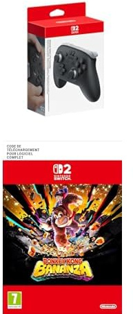 Nintendo Pro Controller Switch 2 + Donkey Kong Bananza