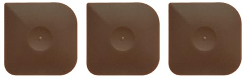 DIYEAH Lot de 3 Grattoirs Cuisine en PC Anti-dérapants pour Nettoyage de Poêles à Griller et Barbecue, Ustensiles Pratiques pour Maison Cuisine