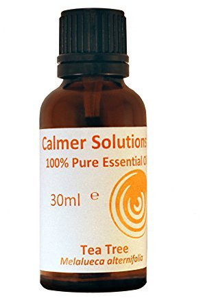 Calmer Solutions Tea Tree Essential Oil 30ml – 100% Pure & Natural – Fresh Cleansing Aromatherapy Oil for Skincare, Haircare & Blemishes – Ideal for Diffusers, Massage & DIY Remedies