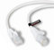rhinocables CAT 6 High-Speed Gigabit Ethernet Cable - Patch Network Lead for LAN| Snagless UTP With LSZH Jacket | RJ45 Connector - Internet, Router, Modem, Smart TV, PC & More (1m, White, Pack of 1)