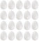 LUOEM 50 Stücke Styroporeier Basteln Set, Styroporkugeln 3.5cm Styroporbälle, Styroporeier Ostereier zum Bemalen oder Bekleben