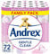Andrex Family Soft Toilet Tissue 72 Rolls (Previously Andrex Gentle Clean) Gentle on your Family’s skin– Bulk Pack of 72 Toilet Rolls, FSC Certified