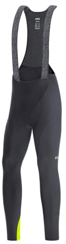GOREWEAR C3 Thermo Trägerhose+, Black/Neon Yellow, XL