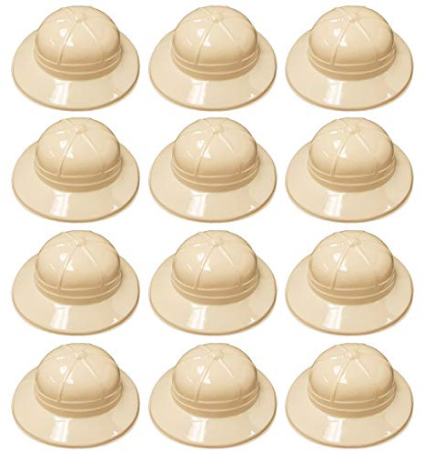 Super Z Outlet Safari Party Hats Plastic Jungle Theme Animals Explorer Pith Halloween Costume Toy for Kids (24)