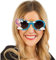 NET TOYS Einhorn-Brille mit Regenbogen & Wolken - Bezauberndes Damen-Accessoire Fantasy-Sonnenbrille - EIN Blickfang für Mottoparty & Karneval