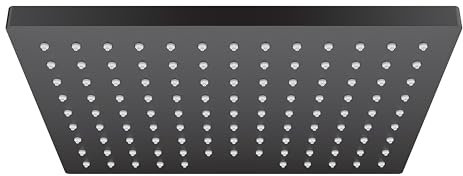 Hansgrohe Vernis 22.9 cm Duschkopf 1-Spray Full in Mattschwarz, 26281671