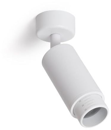 LEDKIA Strahler mit Fassung Aufbau Multiwinkel 10-50º Aluminio für GU10 Glü