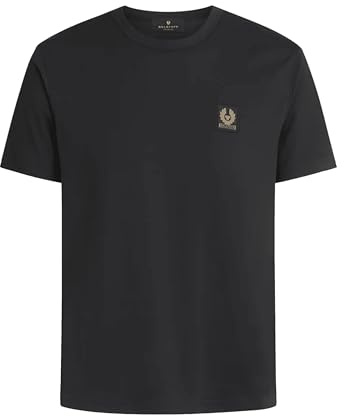 Belstaff Herren-T-Shirt mit Phoenix-Aufnäher, Baumwoll-Jersey