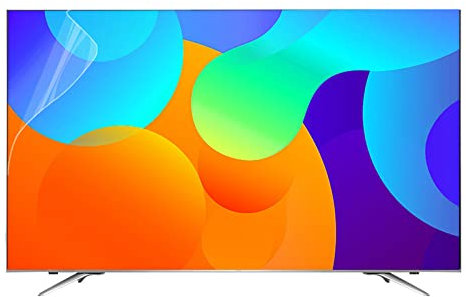 Mattierte Blendschutzfolie für TV-Bildschirme – Anti-Blaulicht-Monitorfilter für flache und gebogene Bildschirme – keine Luftblasen/Entlastung der Augen/Ultraklar/A / 82inch 1831mmx1049mm