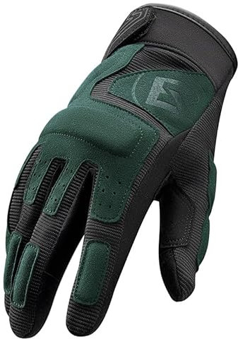 ROCKBROS Motorrad Handschuhe Touchscreen Motorradhandschuhe Herren Damen mit Gepolsterten Winddichte Rutschfesten Atmungsaktiv für Motorrad Radfahren Outdoor 2 Farbe