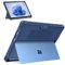 MoKo Case Compatible with Microsoft Surface Pro 10/9 13-Inch, All-in-One Protective Rugged Cover with Hand Strap & Keyboard Fit, Blue