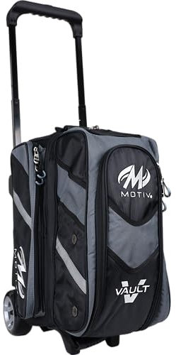 Motiv Vault Double Roller Bowling Bag - Covert Black