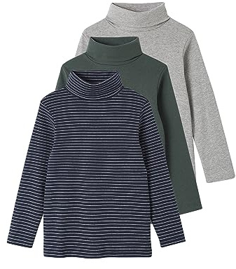 Vertbaudet 3er-Pack Jungen Rollkragen-Shirts