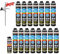 Isolbau B2 Dämmstoffkleber SET - 15 x 750 ml Perimeterkleber, 1 x PU-Schaum-Reiniger & 1x Schaumpistole für EPS & XPS-Platten - 1K PU-Klebeschaum für Fixieren & Befestigen