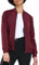 MoFiz Damen Dünne Bomberjacke Frühling Laufjacke Trainingsjacke Freizeitjacke Atmungsaktive mit Reißverschluss Rot XL