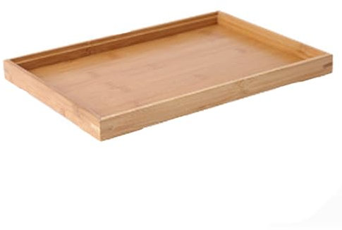 Eabdice Vassoio Di Bambù, Vassoio di bambù, Piatto Di Legno Per La Colazione, per Piante Di Fiori Piante Grasse Sottobicchiere Vassoio per Alimenti