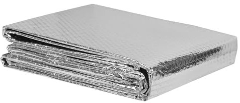 LZQ Film isolant en aluminium pour radiateur - 3 à 4 mm - Pour isoler les toits, les sols, les murs - 0,6 × 5 m