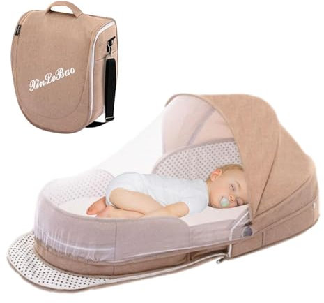 Tragbare Wiege – Babyliege – faltbares Kinderbett, Liege, Nachtbett mit