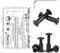 FandWay M8x20mm 15 Paires Vis De Connecteur D'armoire,Connexion,Assemblage Meuble en Acier Inoxydable A2 V2A Dacromet noir (15 Vis Pour Meubles, 15 écrou à Douille) Avec Clé Hexagonale.