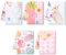 Autilify Oster-Geschirrtücher 5er Set - 55x40 cm - Lustige Ostermotive (Hase, Eier, Frühlingsblumen) - Hochwertige Polyester-Küchenhandtücher zum Dekorieren & Verschenken
