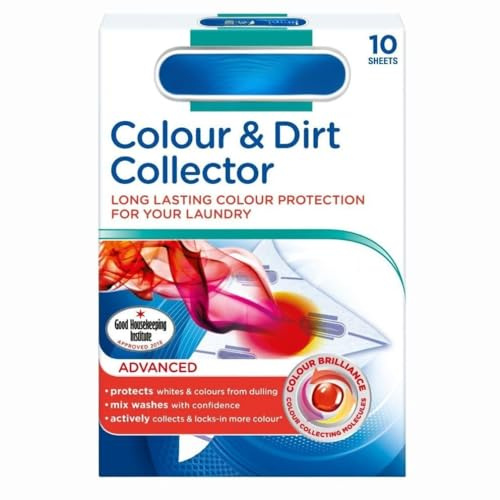 Colour & Dirt Collector 10 Sheets x 1, Whites Protector for Mix Washes, Long Lasting Colour, Compatible with Dr Beckmann Range for Laundry with Welari Thank You Card | (1pack)