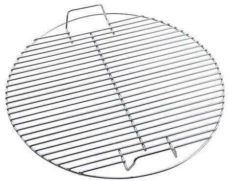 Générique Grille de Barbecue Ronde en Acier Inoxydable - Design Compact - 44-5 cm de diamètre