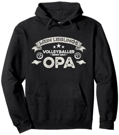 Volleyball Fanartikel Lieblings Volleyballer Gadgets Opa Pullover Hoodie
